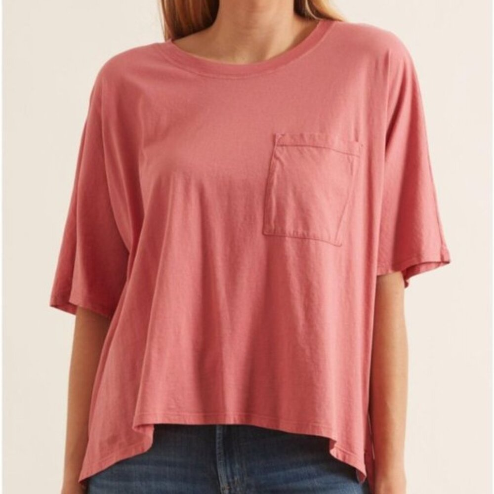 Xirena Pink Jane Tee‎ in Rosewater